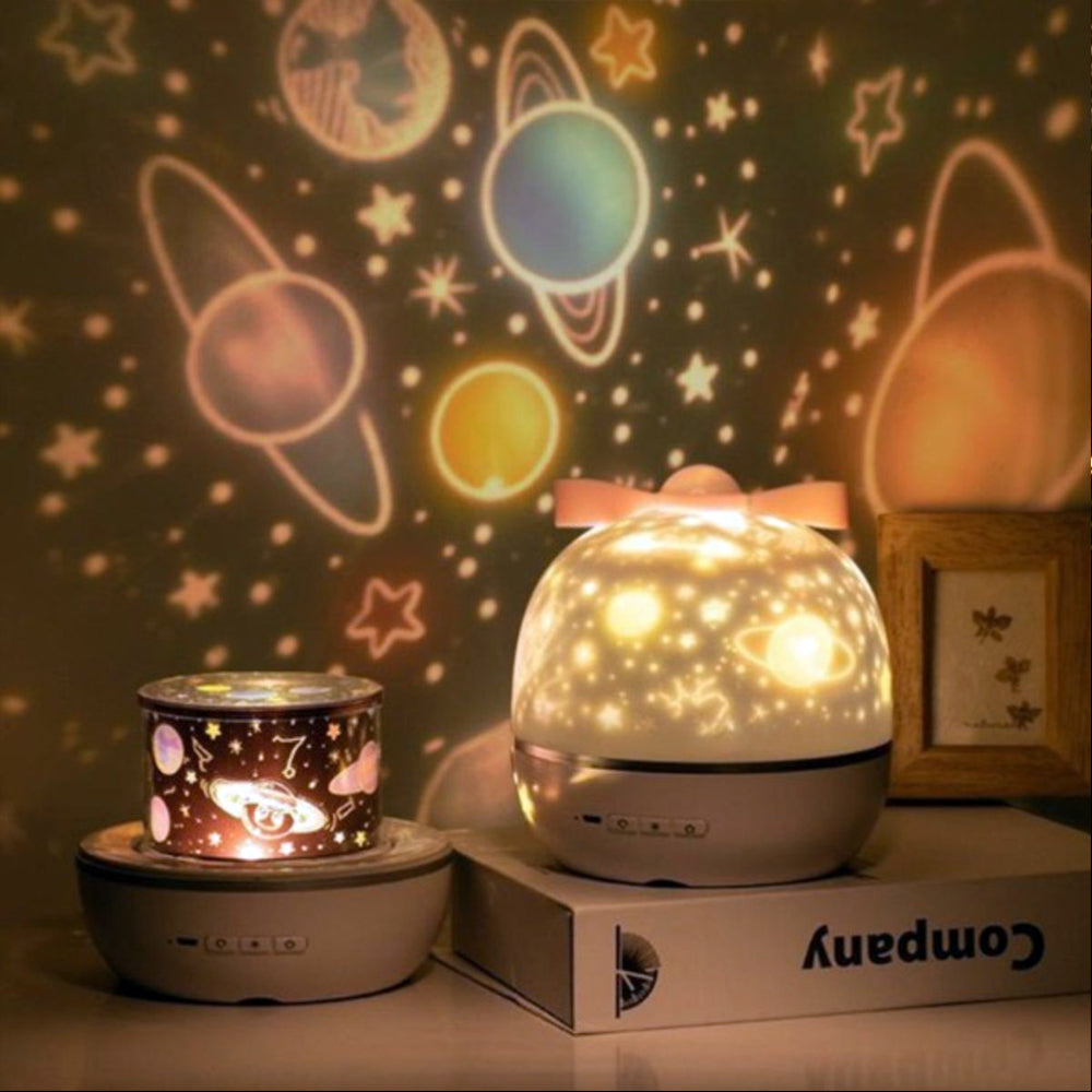 Starry Sky Projector Night Light This lamp from novelty grass LED night light combines with soft LED lamp night light and funny projection function, comes with 6 projection patterns, with classic version and upgrade version option . Madina Gift