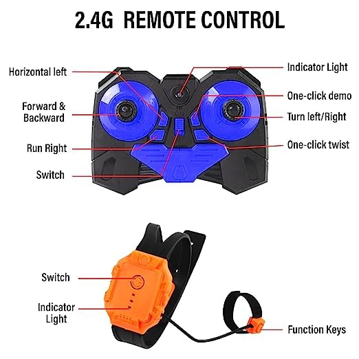 Super Double Flip Speed Pioneer Stunt RC Car LH-C026-3 Madina Gift