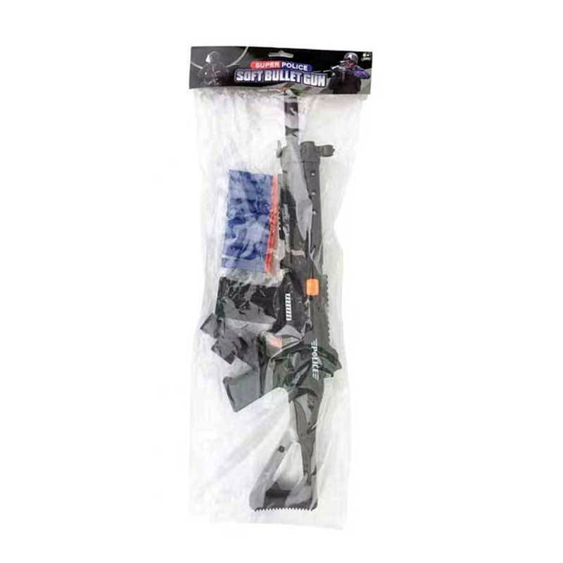 Super Police Soft Bullet Gun Rifle 721-3 For Role Playing Outdoor Fun Madina Gift