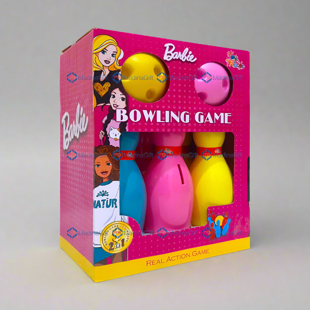 Toy Matic Barbie Bowling Game Set 11881E For Kids Madina Gift