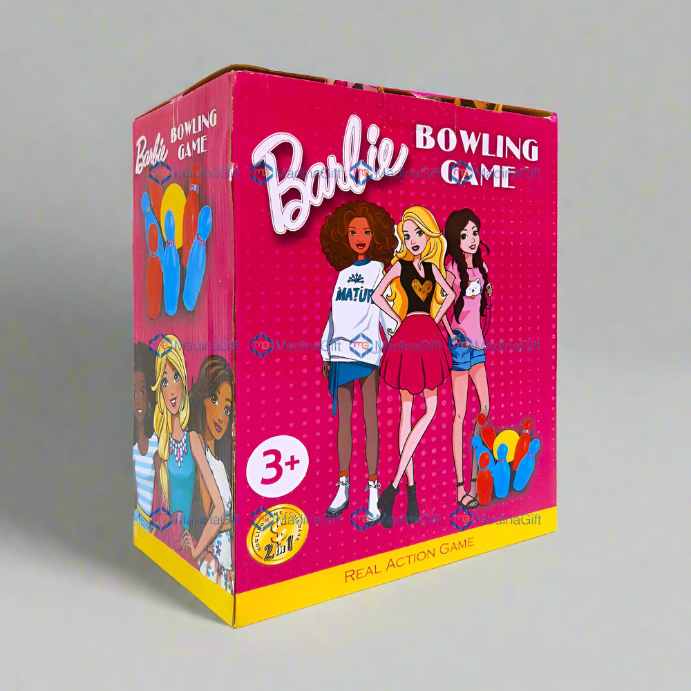 Toy Matic Barbie Bowling Game Set 11881E For Kids Madina Gift