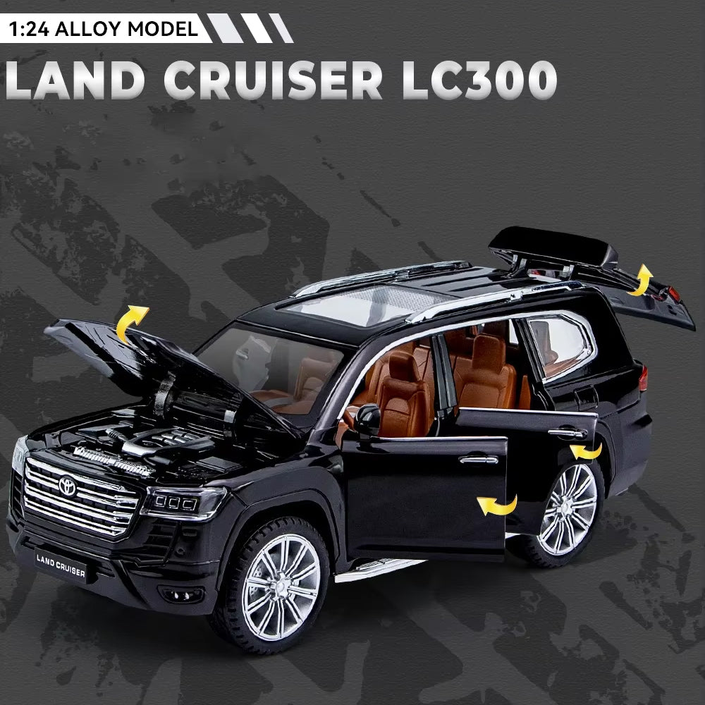 Jinlifang 1901-200P Toyota Land Cruiser LC300 Diecast 1:24 Model Car Madina Gift