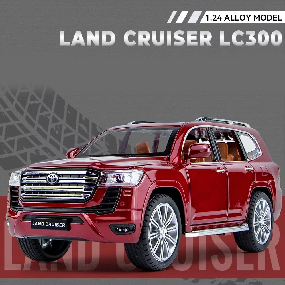 Jinlifang 1901-200P Toyota Land Cruiser LC300 Diecast 1:24 Model Car Madina Gift