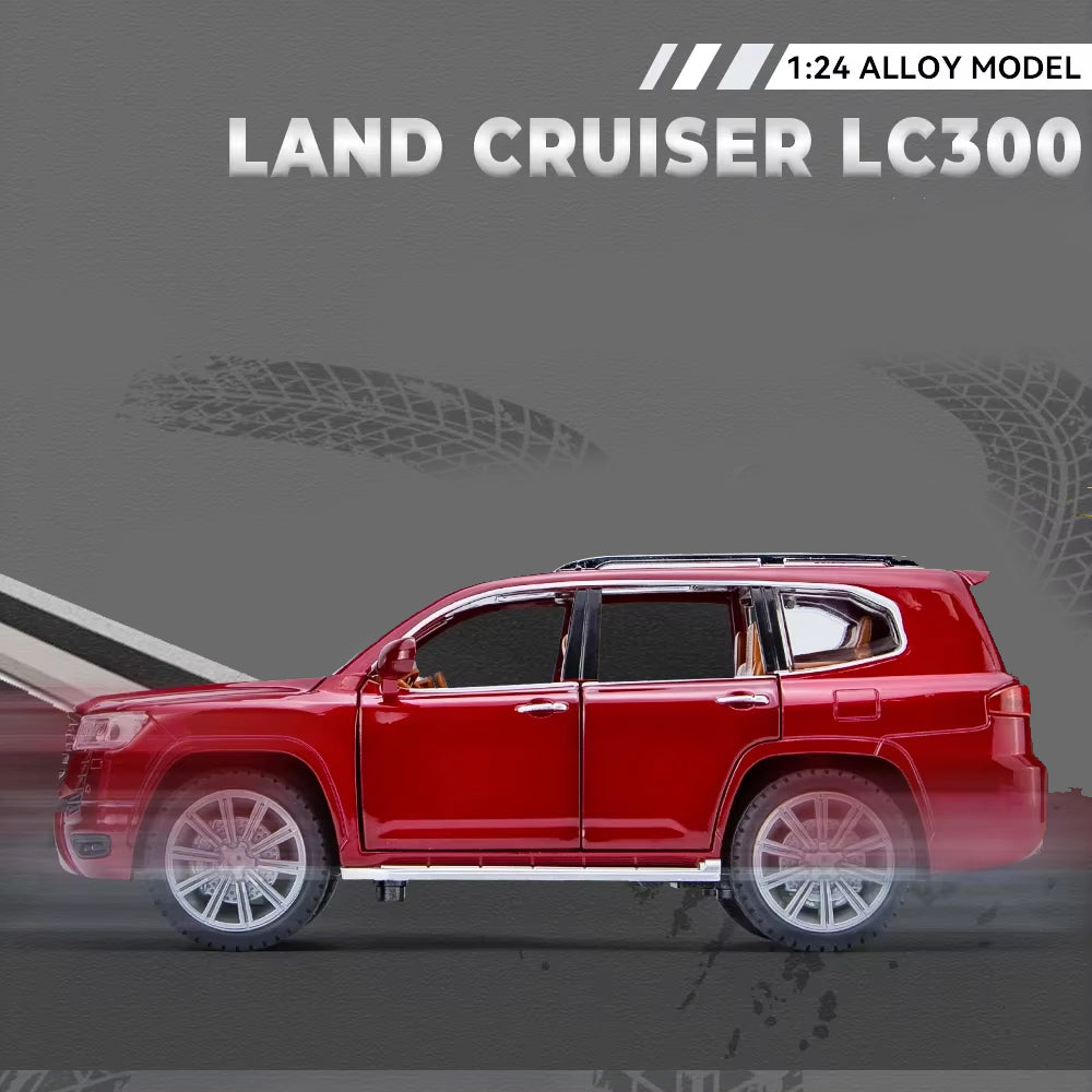 Jinlifang 1901-200P Toyota Land Cruiser LC300 Diecast 1:24 Model Car Madina Gift