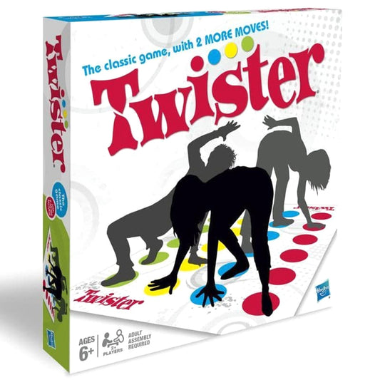 NJ001 Hasbro Classic Twister Game With 2 More Moves Madina Gift