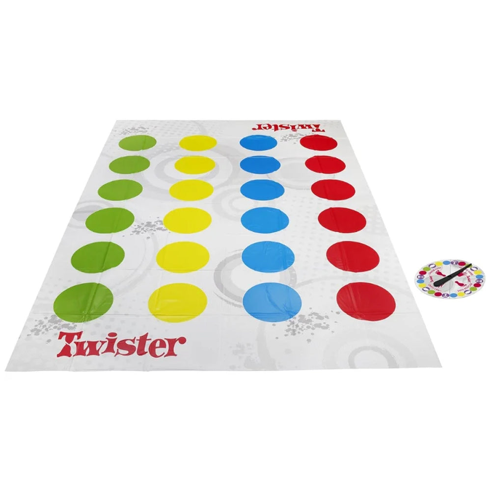 NJ001 Hasbro Classic Twister Game With 2 More Moves Madina Gift