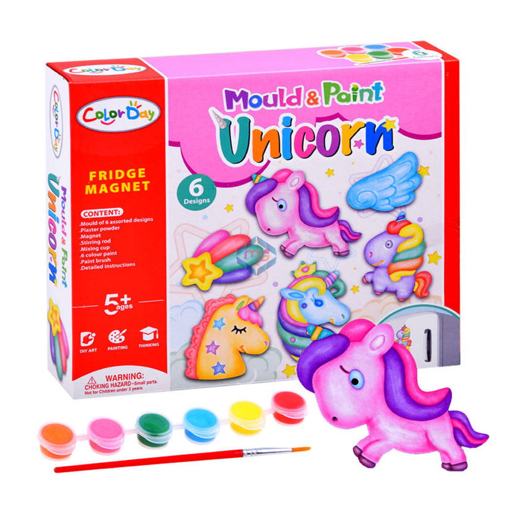 DIY Unicorn Fridge Magnets Mould & Paint - 8544 - Madina Gift