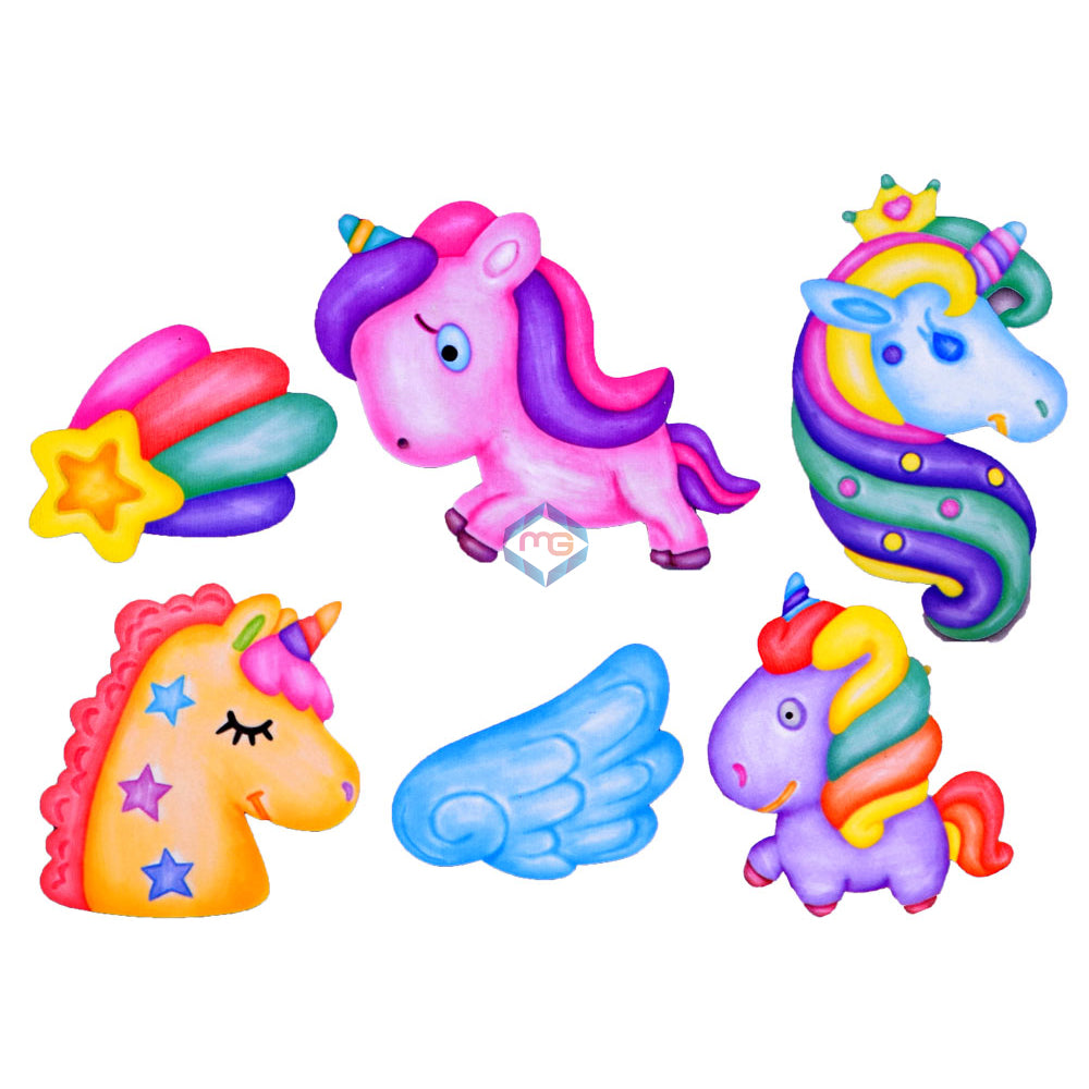 DIY Unicorn Fridge Magnets Mould & Paint - 8544 - Madina Gift