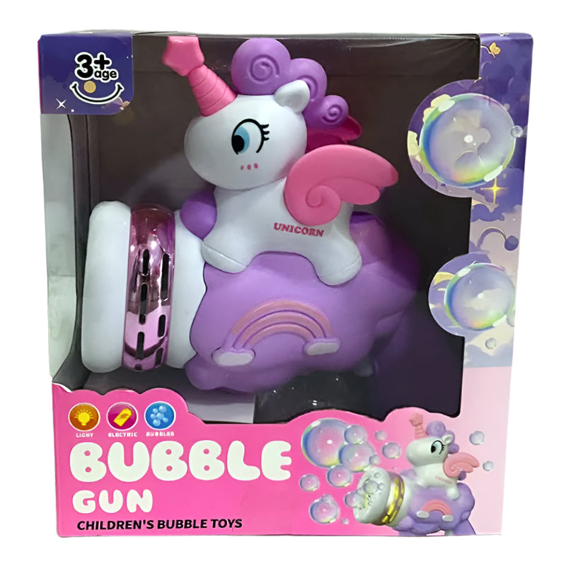 2224 Unicorn Bubble Gun For Children - Madina Gift