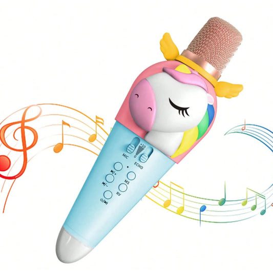 Unicorn Karaoke Microphone With Bluetooth Speaker GMJ9801 Madina Gift