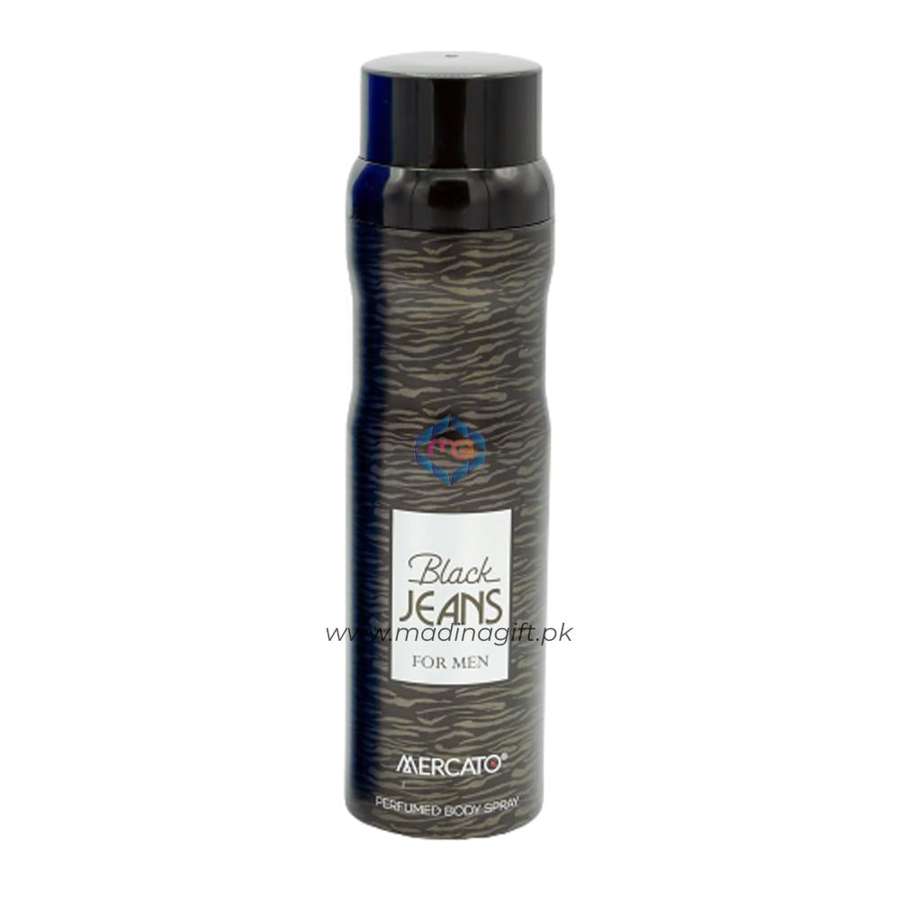 Mercato Black Jeans Perfume Body Spray for Men - MADINA GIFT