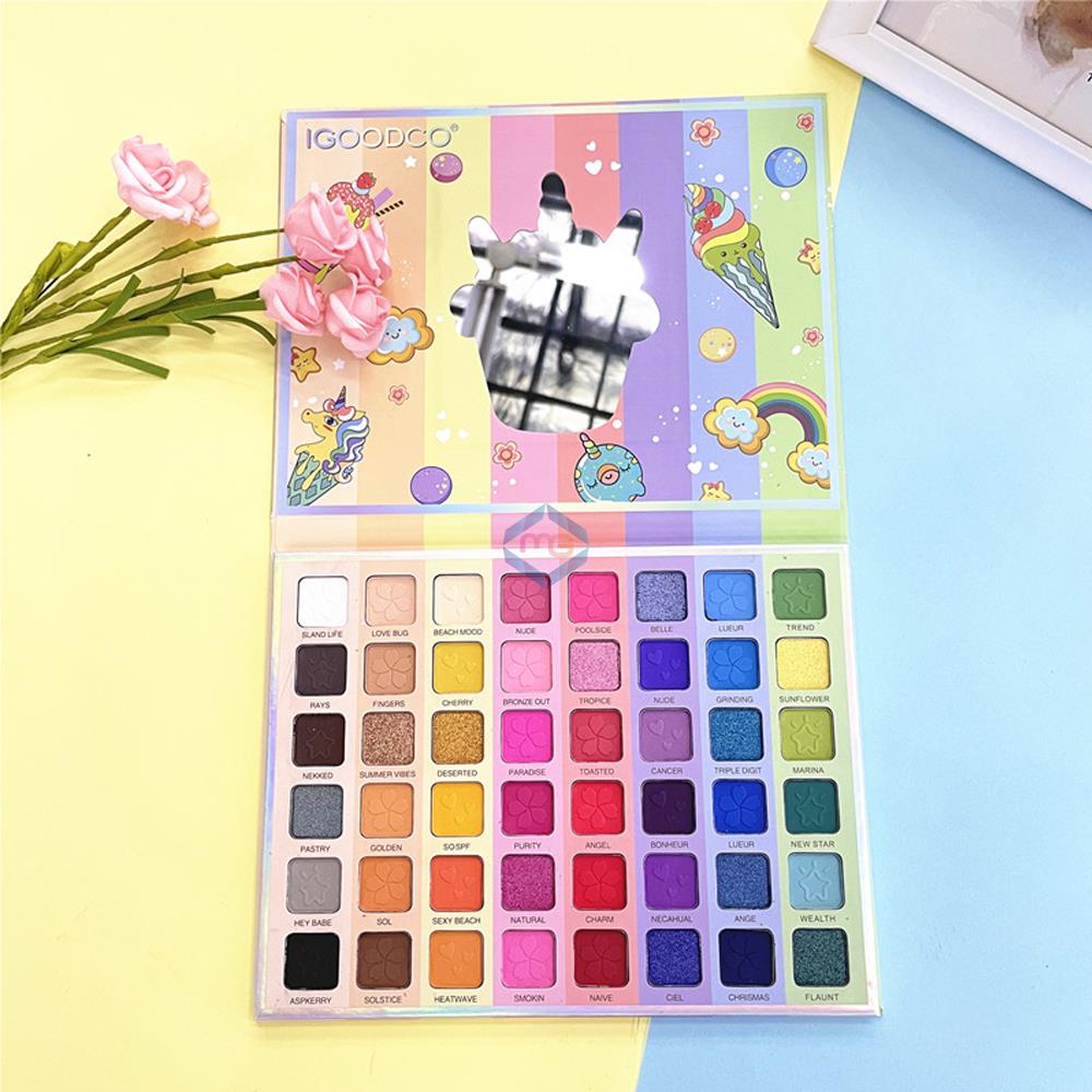 IGOODCO Unicorn Pattern Pearlescent Eye Shadow 48 Colors - LK2992 - Madina Gift