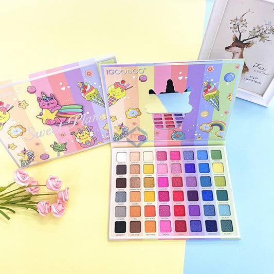 IGOODCO Unicorn Pattern Pearlescent Eye Shadow 48 Colors - LK2992 - Madina Gift