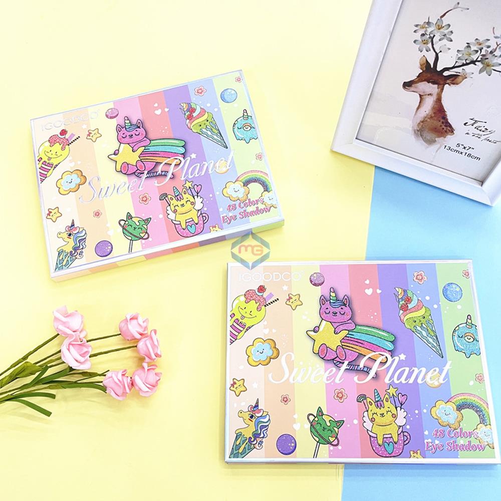 IGOODCO Unicorn Pattern Pearlescent Eye Shadow 48 Colors - LK2992 - Madina Gift