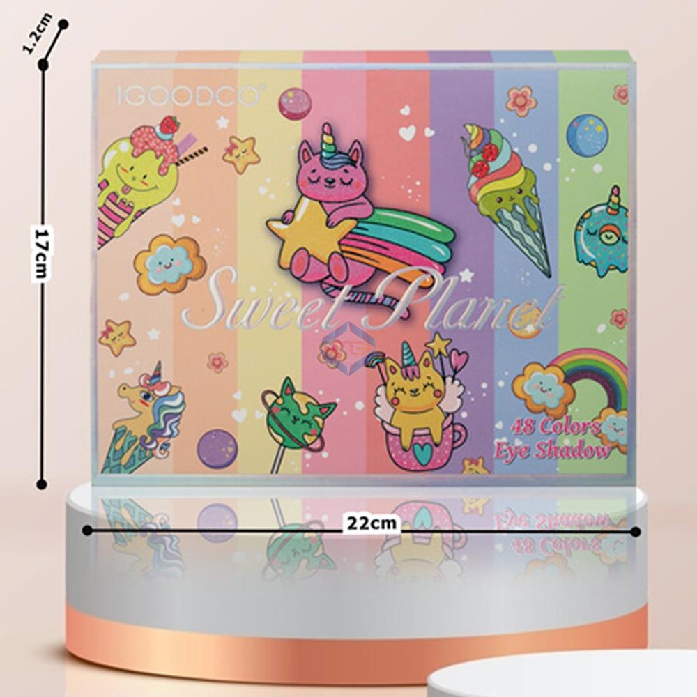 IGOODCO Unicorn Pattern Pearlescent Eye Shadow 48 Colors - LK2992 - Madina Gift