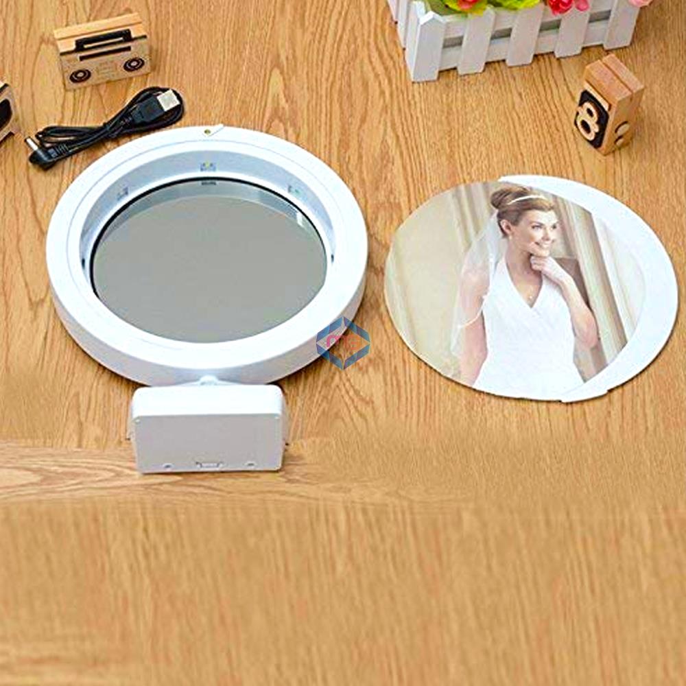 3d Round Magic Mirror Picture Frame - Madina Gift