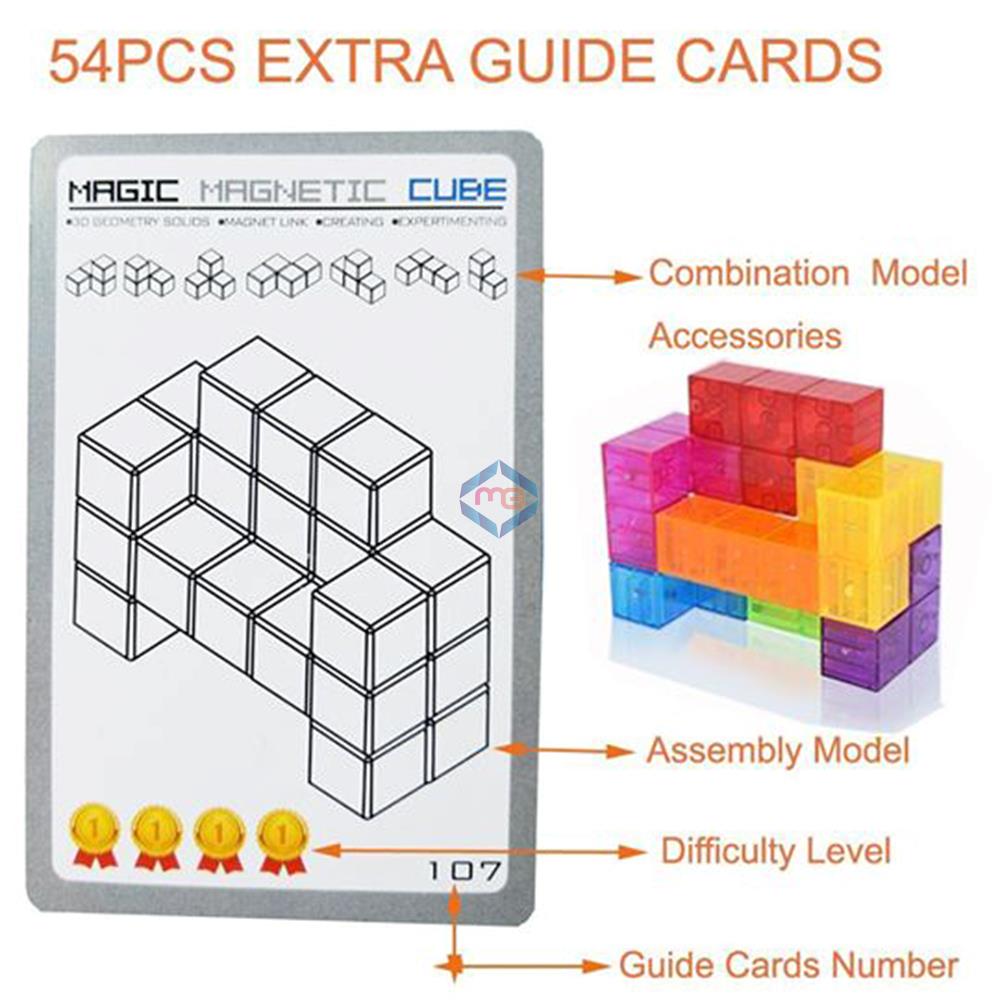Magnetic Tiles 3D Intelligence Puzzles - Madina Gift