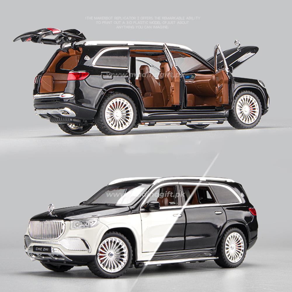Mercedes Benz Maybach GLS600 Simulation Alloy Car Model SUV Diecast Car Scale: 1:24 - Madina Gift