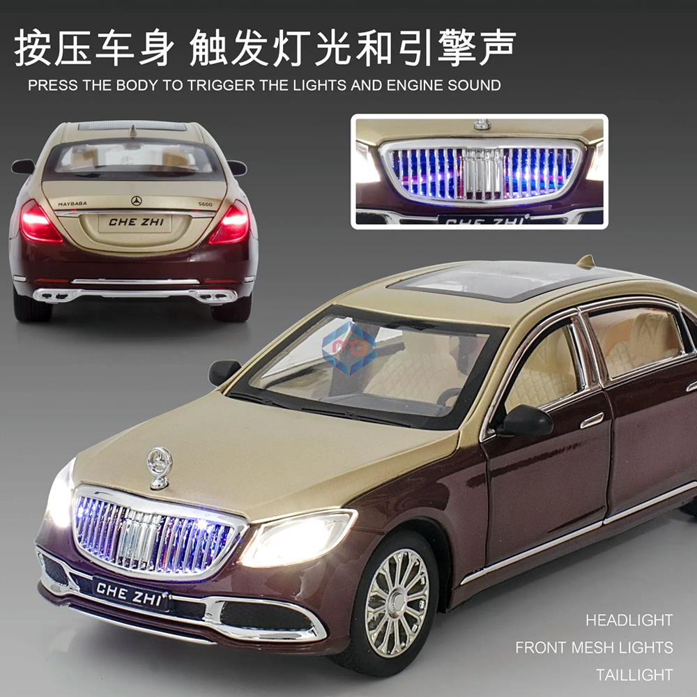 Mercedes Benz Maybach S600 Die Cast Vehicle Model 1:24 - Madina Gift - CZ137