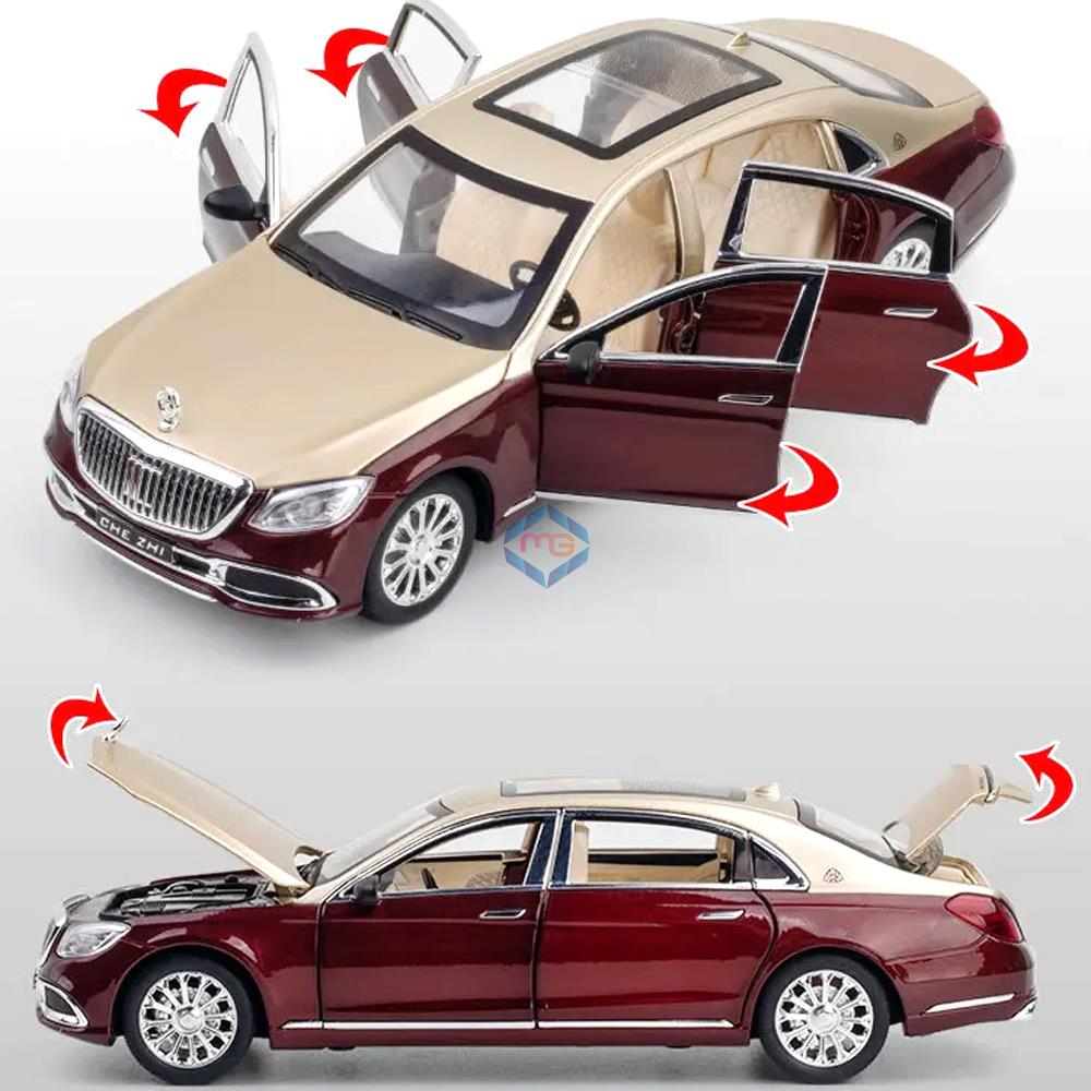 Mercedes Benz Maybach S600 Die Cast Vehicle Model 1:24 - Madina Gift - CZ137