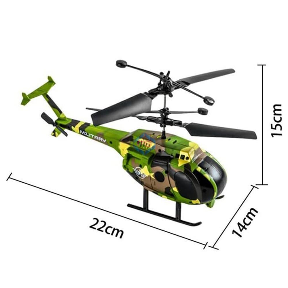 Military Remote Controlled Flying Helicopter - KP666-31 - Madina Gift