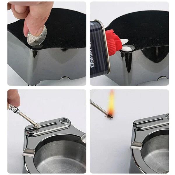 Million Matches Multifunction Ashtray with Lighter - Madina Gift