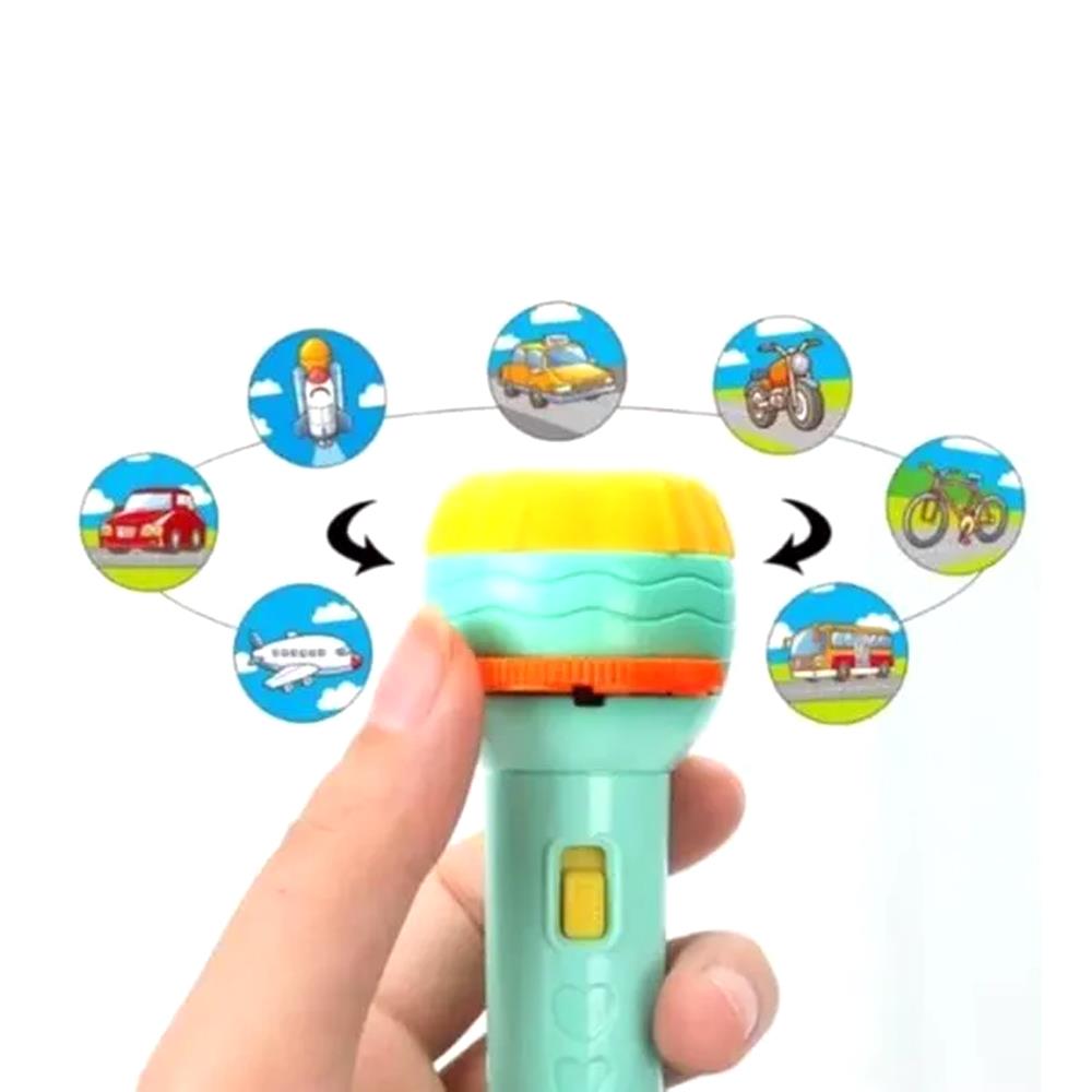 Mini Projector 6 Slides Torch - Madina Gift