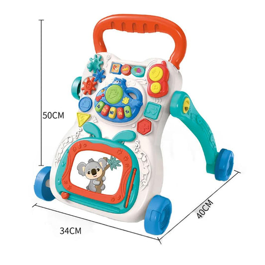 Multi Function Walking Car with Drawing Pad - 668-167 - Madina Gift