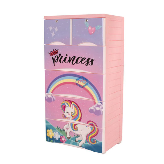 Phoenix Princess Unicorn 4+2 Drawer - Madina Gift