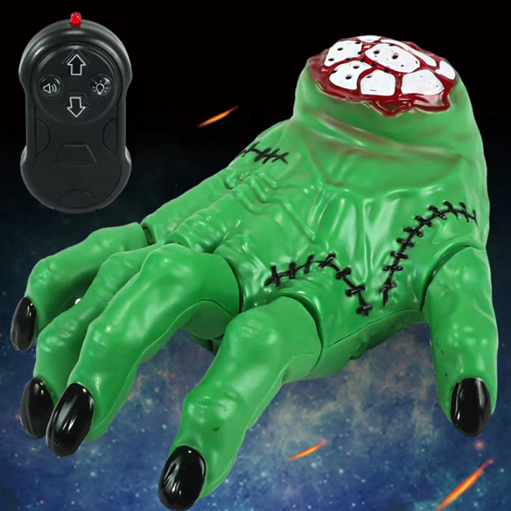 Crazy Amazing Hand Toy M8018-75 The Scarred Crazy Crawling Hand Remote Control with Light & Sound Madina Gift