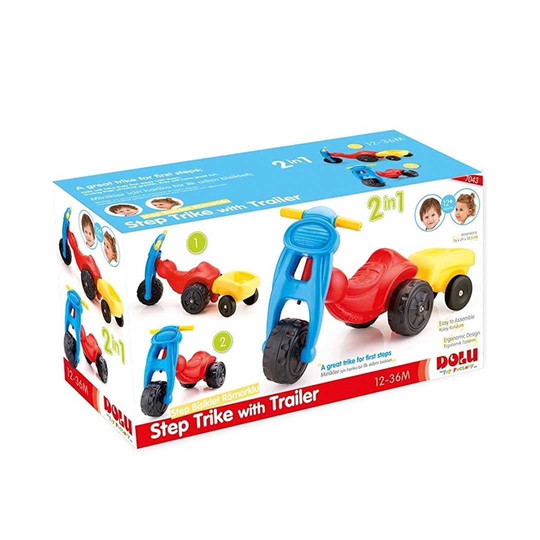 DOLU - Step Trike With Trailer Madina Gift