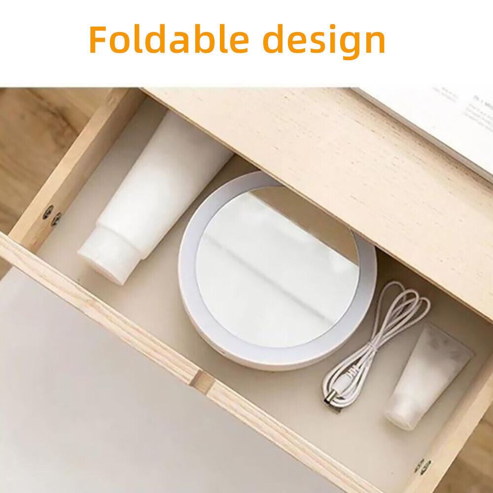 Foldable LED Makeup Vanity Mirror - Madina Gift