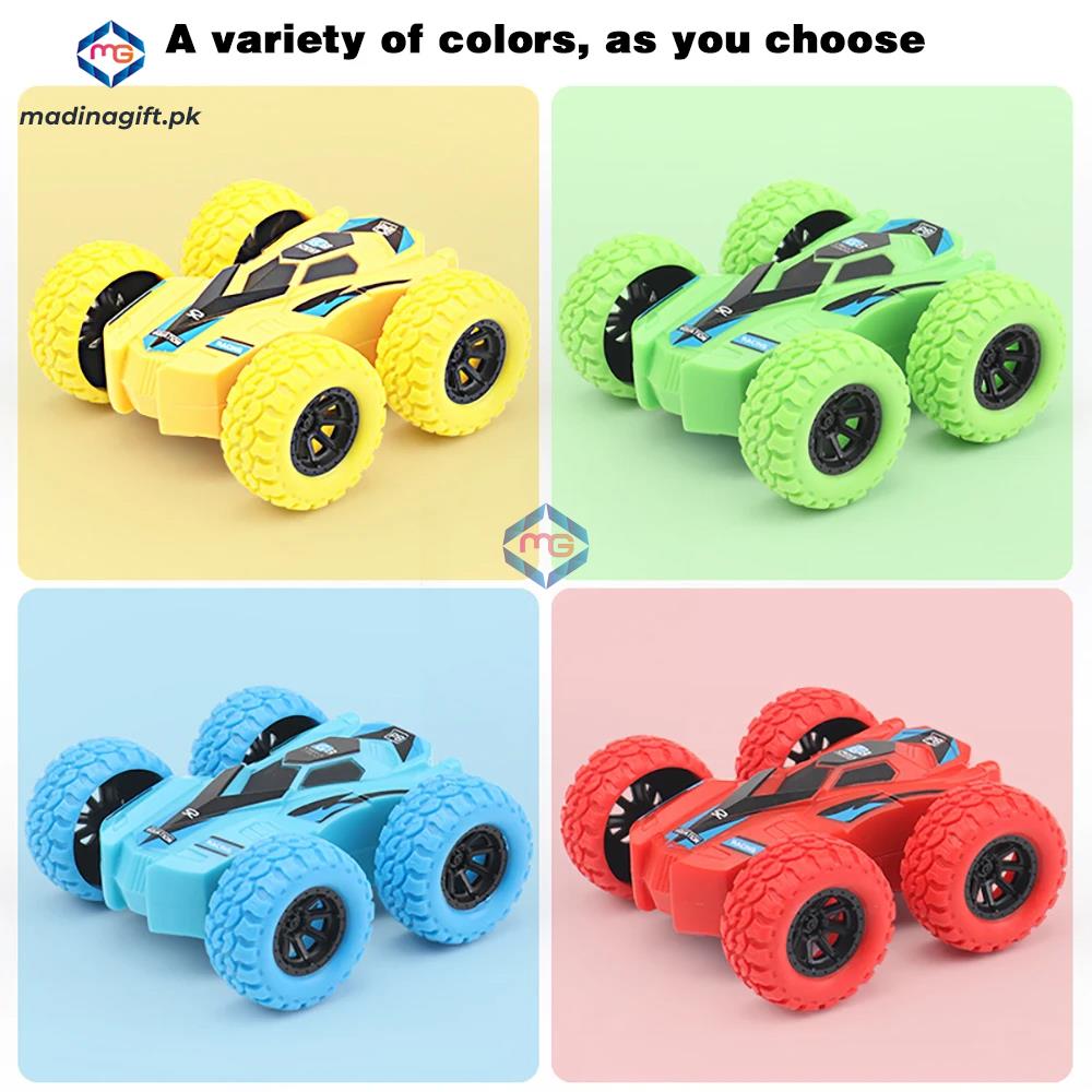 Friction Powered Waterproof Fall Rotating Cars - 6603B - Madina Gift