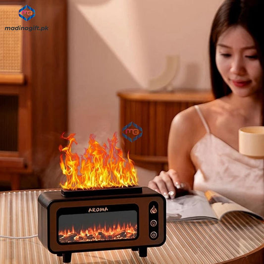 Vintage Fireplace Aroma Diffuser - LA0646 - Madina Gift