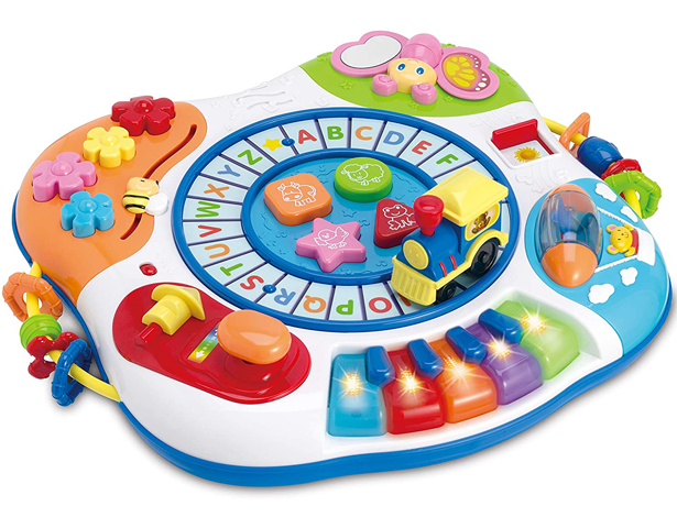 Winfun Letter Train & Piano Activity Table - 0801 - Madina Gift