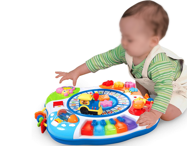 Winfun Letter Train & Piano Activity Table - 0801 - Madina Gift