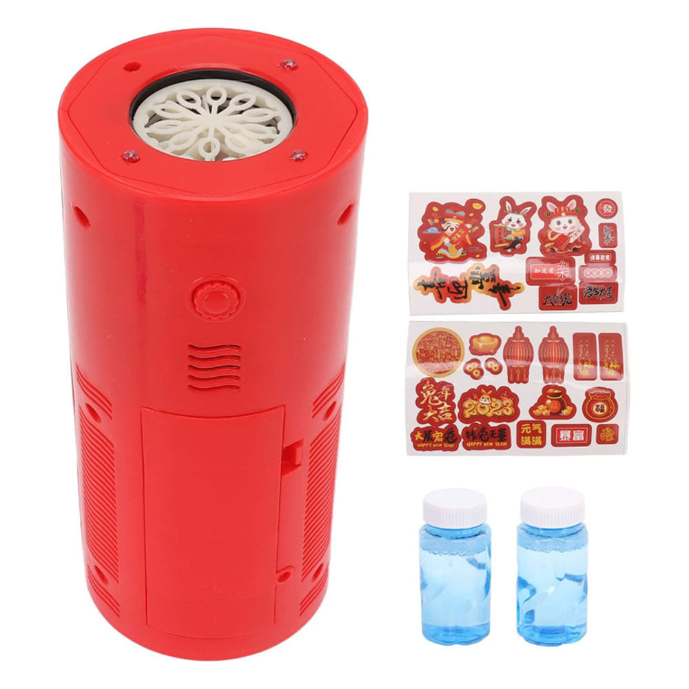 2088A 10 Holes Portable Automatic Rechargeable Bubble Machine with Lights & Music - Madina Gift - www.madinagift.pk