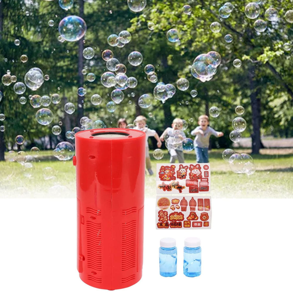 2088A 10 Holes Portable Automatic Rechargeable Bubble Machine with Lights & Music - Madina Gift - www.madinagift.pk