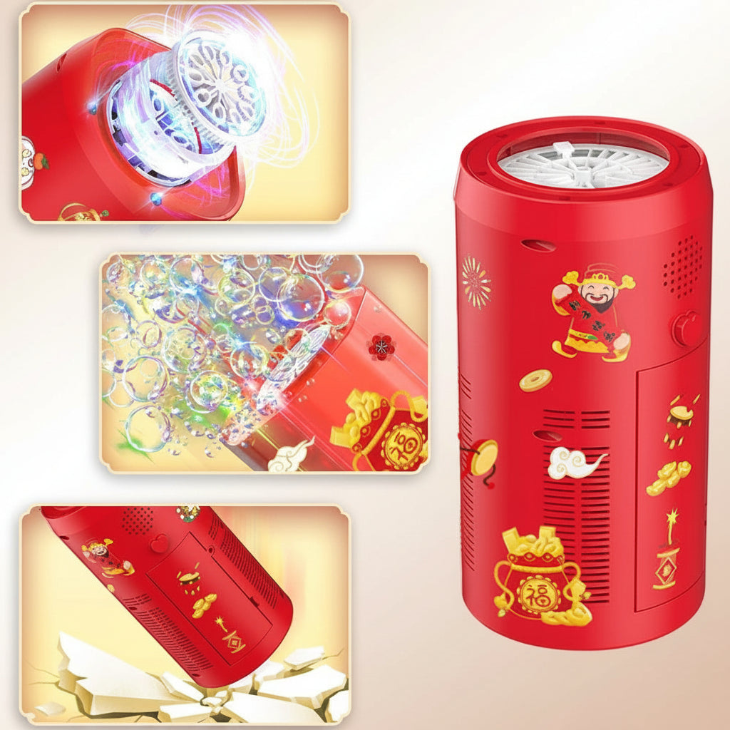 10 Holes Portable Automatic Rechargeable Bubble Machine For Kids Online in Pakistan Madina Gift