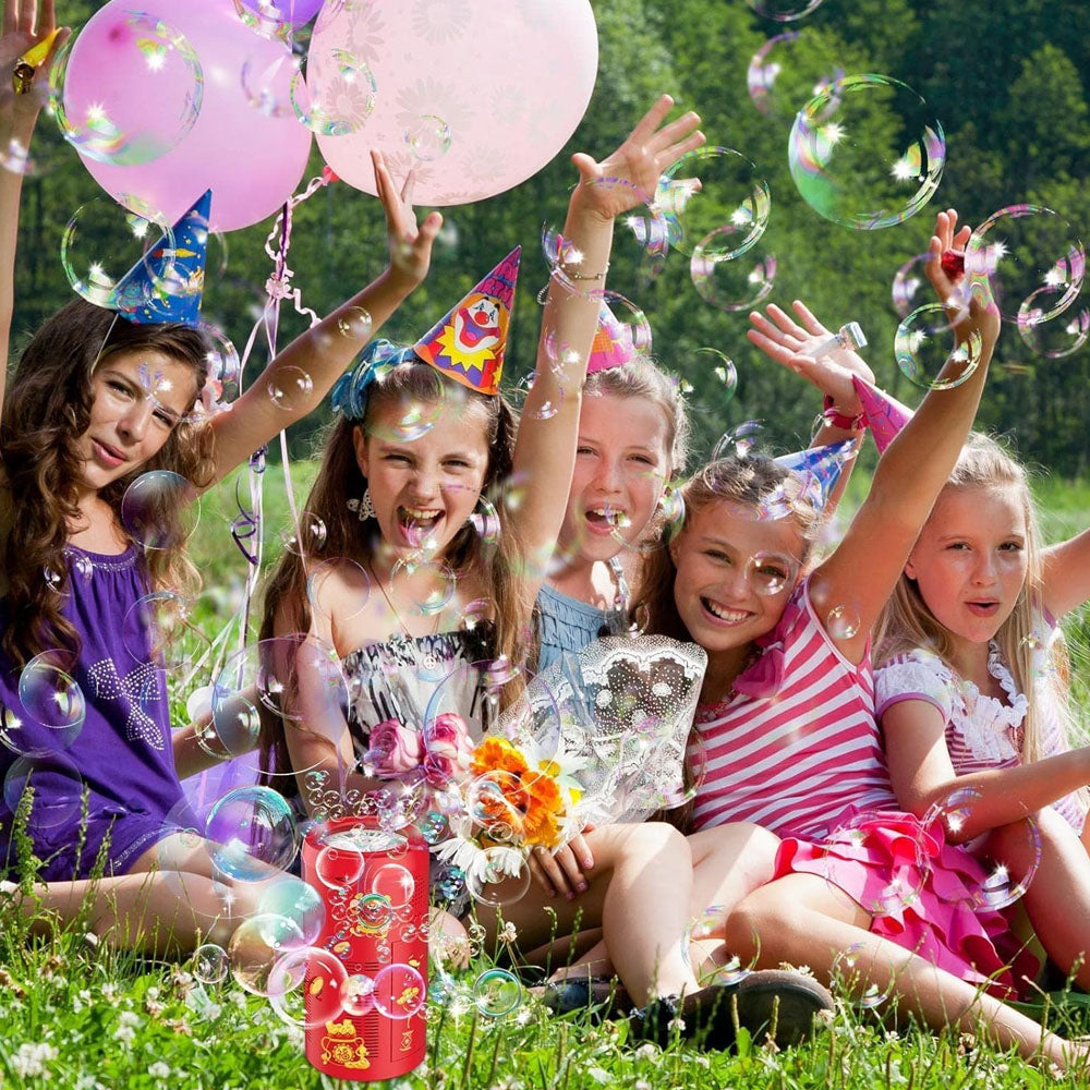 10 Holes Portable Automatic Rechargeable Bubble Machine For Kids Online in Pakistan Madina Gift