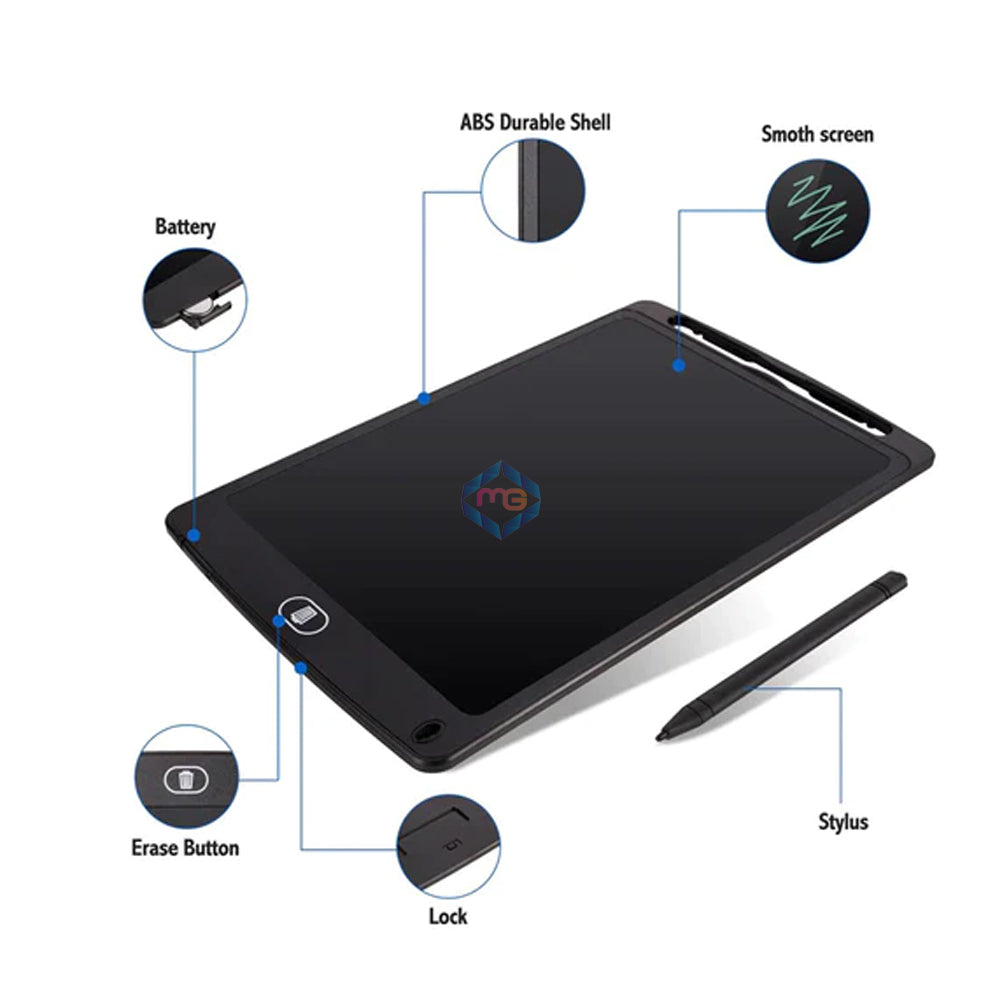 LCD Multicolor Writing Tablet 12 Inches