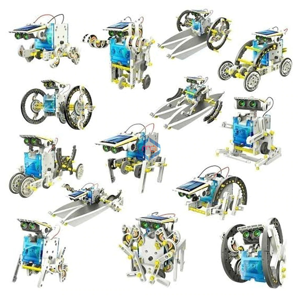 Solar Robot Logical Experiments 14 in 1 DIY Set