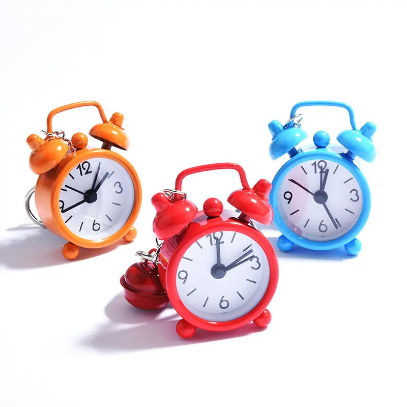 Mini Alarm Clock Key Chain