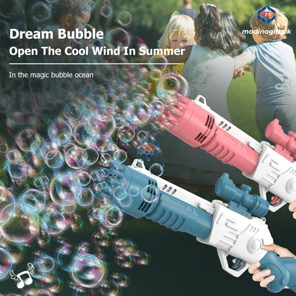 Electric 19 Holes Rifle Bubble Gun - 2022-12A - Madina Gift
