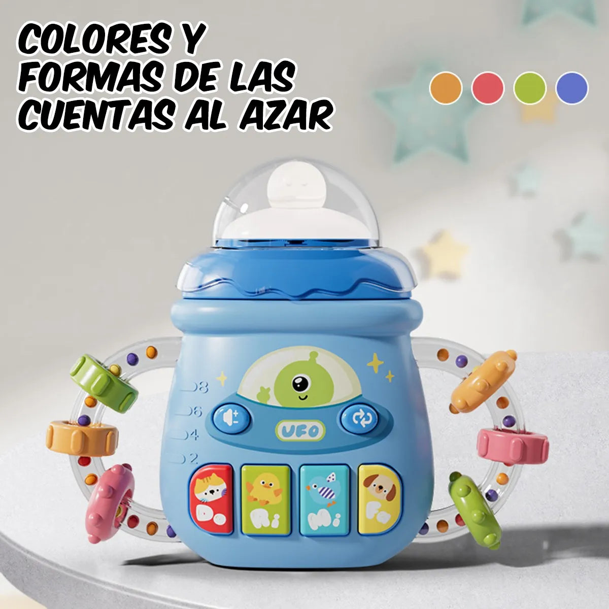 2-in-1 Musical Teether & Light-Up Rattle For Little Kids Online in Karachi Pakistan Madina Gift