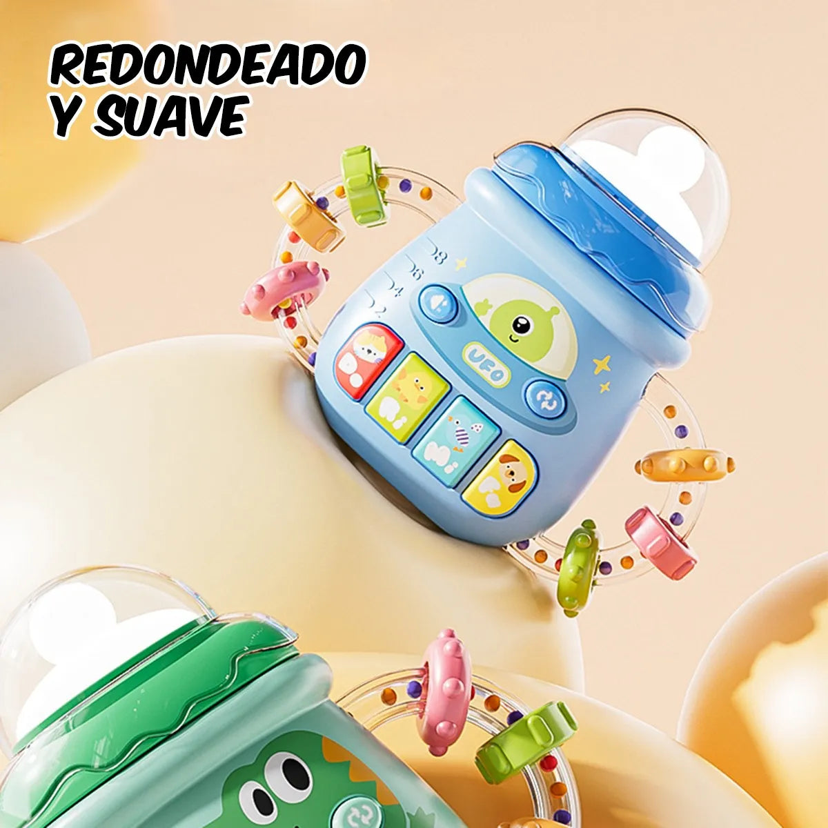 2-in-1 Musical Teether & Light-Up Rattle For Little Kids Online in Karachi Pakistan Madina Gift