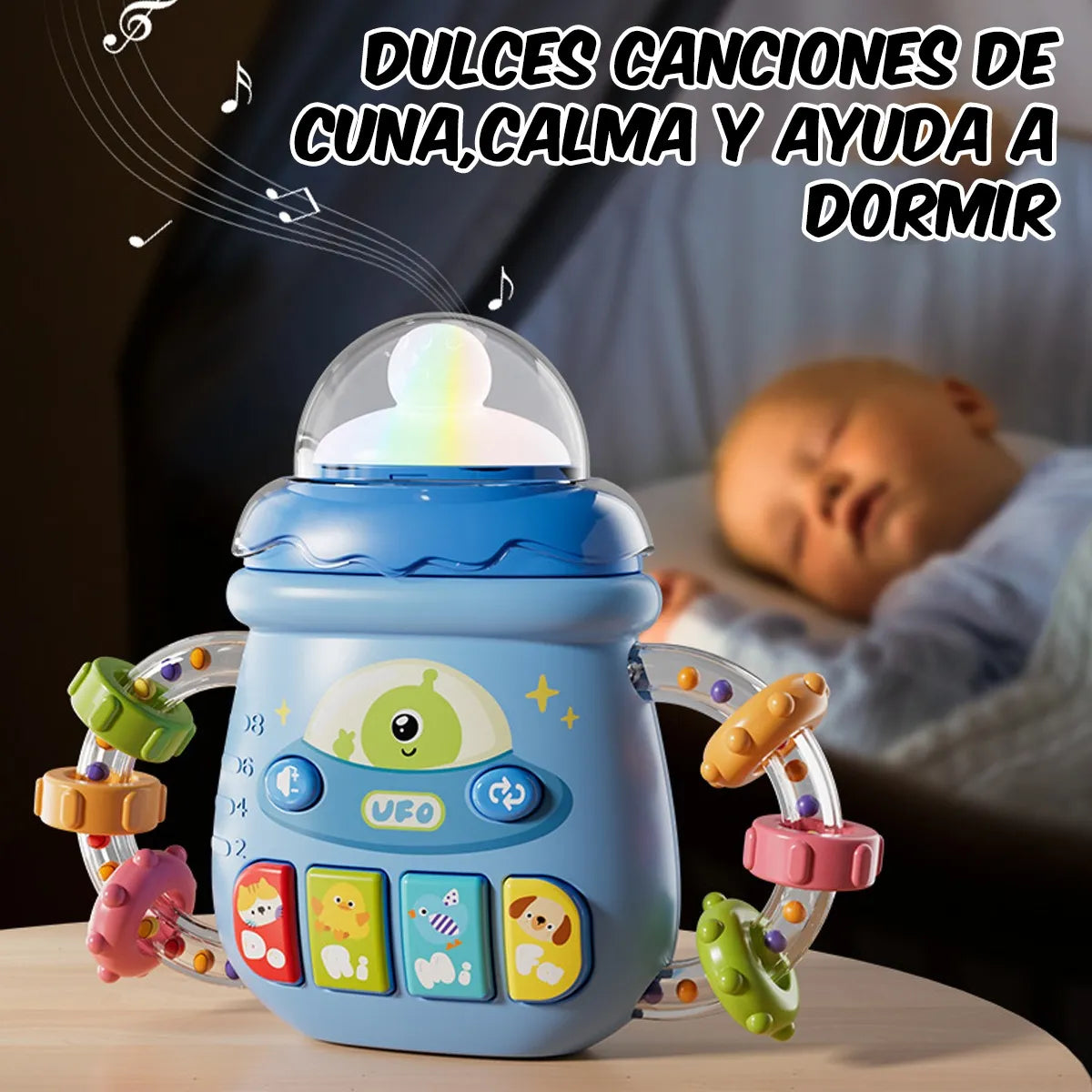 2-in-1 Musical Teether & Light-Up Rattle For Little Kids Online in Karachi Pakistan Madina Gift