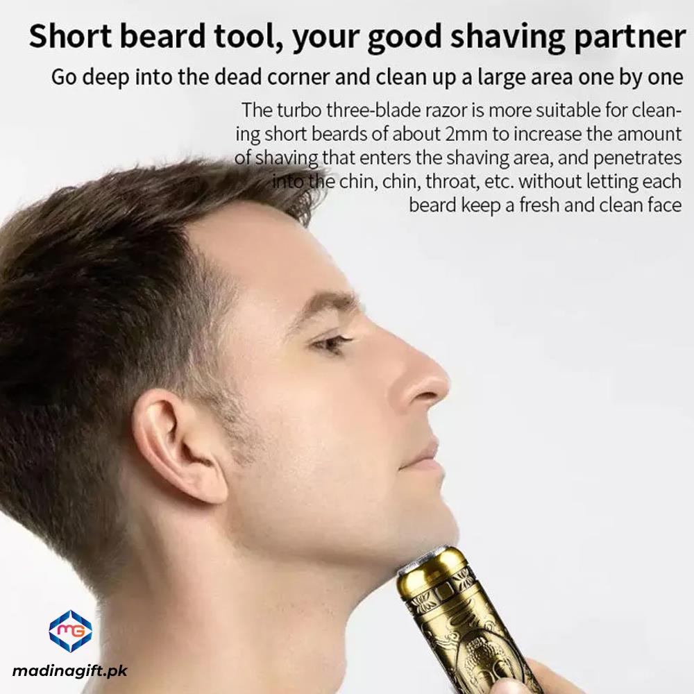 Electric Shaver Hair Trimmer Portable Rechargeable Shaver Razor for Men & Women - Madina Gift