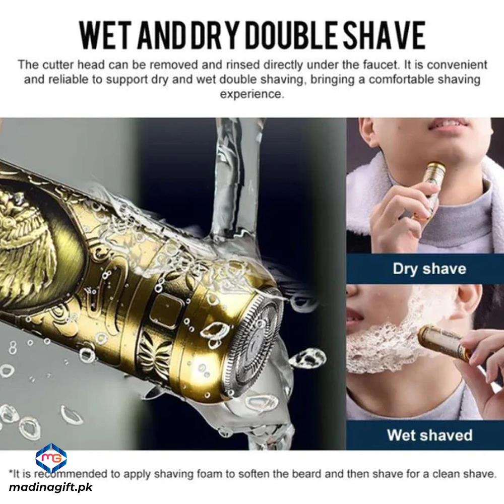 Electric Shaver Hair Trimmer Portable Rechargeable Shaver Razor for Men & Women - Madina Gift