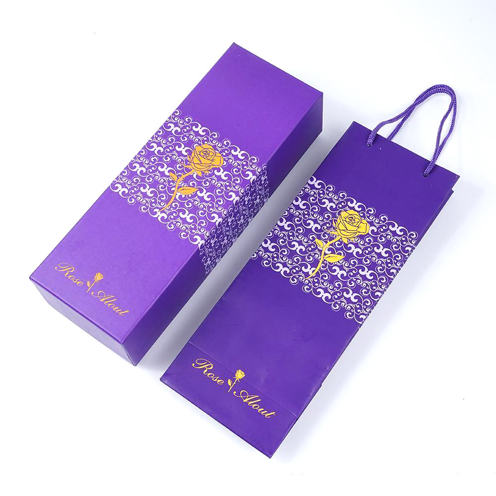 24K Gold Plated Artificial Rose Flower